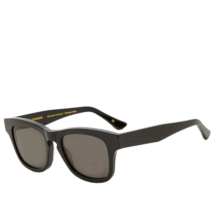 Photo: Colorful Standard Sunglass 17 in Deep Black Solid/Black