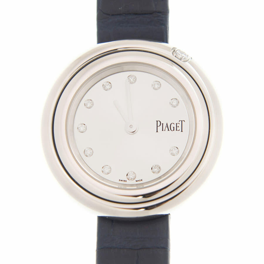 Piaget Possession Diamond Silver Dial Ladies Leather Watch G0A43080