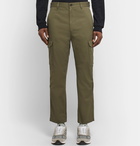 Comme des Garçons HOMME - Cropped Cotton-Twill Cargo Trousers - Green