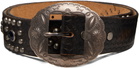 RRL Black Garrison Belt
