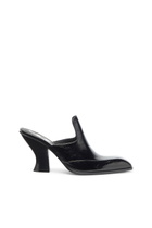 Diesel D-Luffy - Western-style mules in patent leather - Moccasins and Mules Womens in Black
