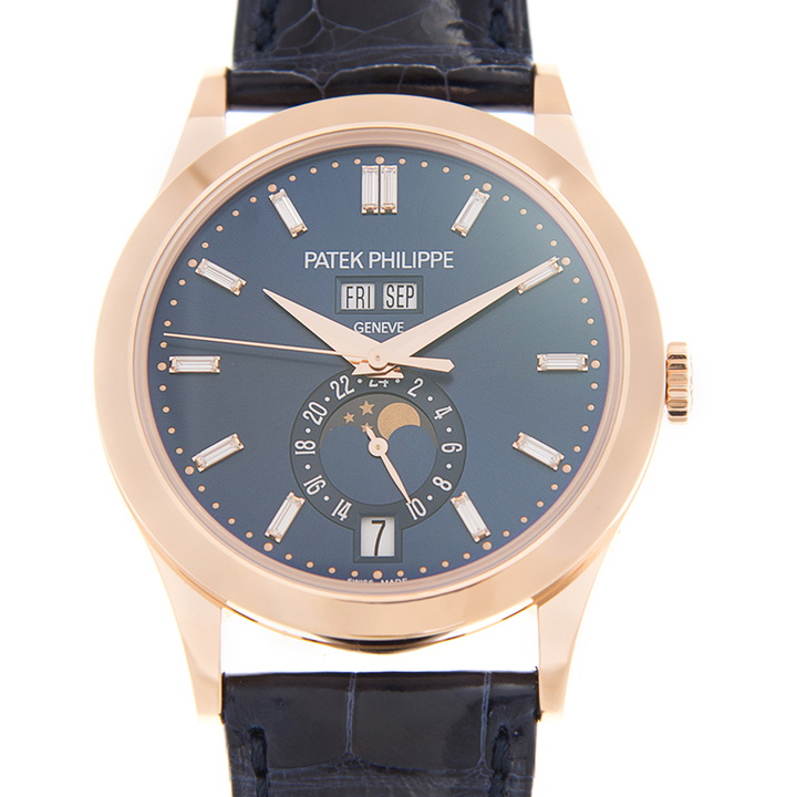 Photo: Patek Philippe COMPLICATIONS Automatic Blue Dial Watch 5396R-015