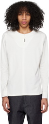 CCP White Henry Long Sleeve T-Shirt