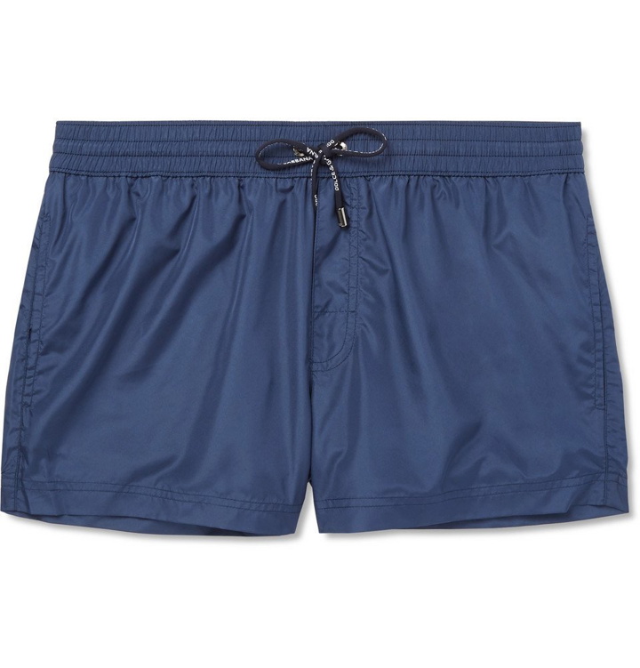 Photo: Dolce & Gabbana - Short-Length Swim Shorts - Men - Blue