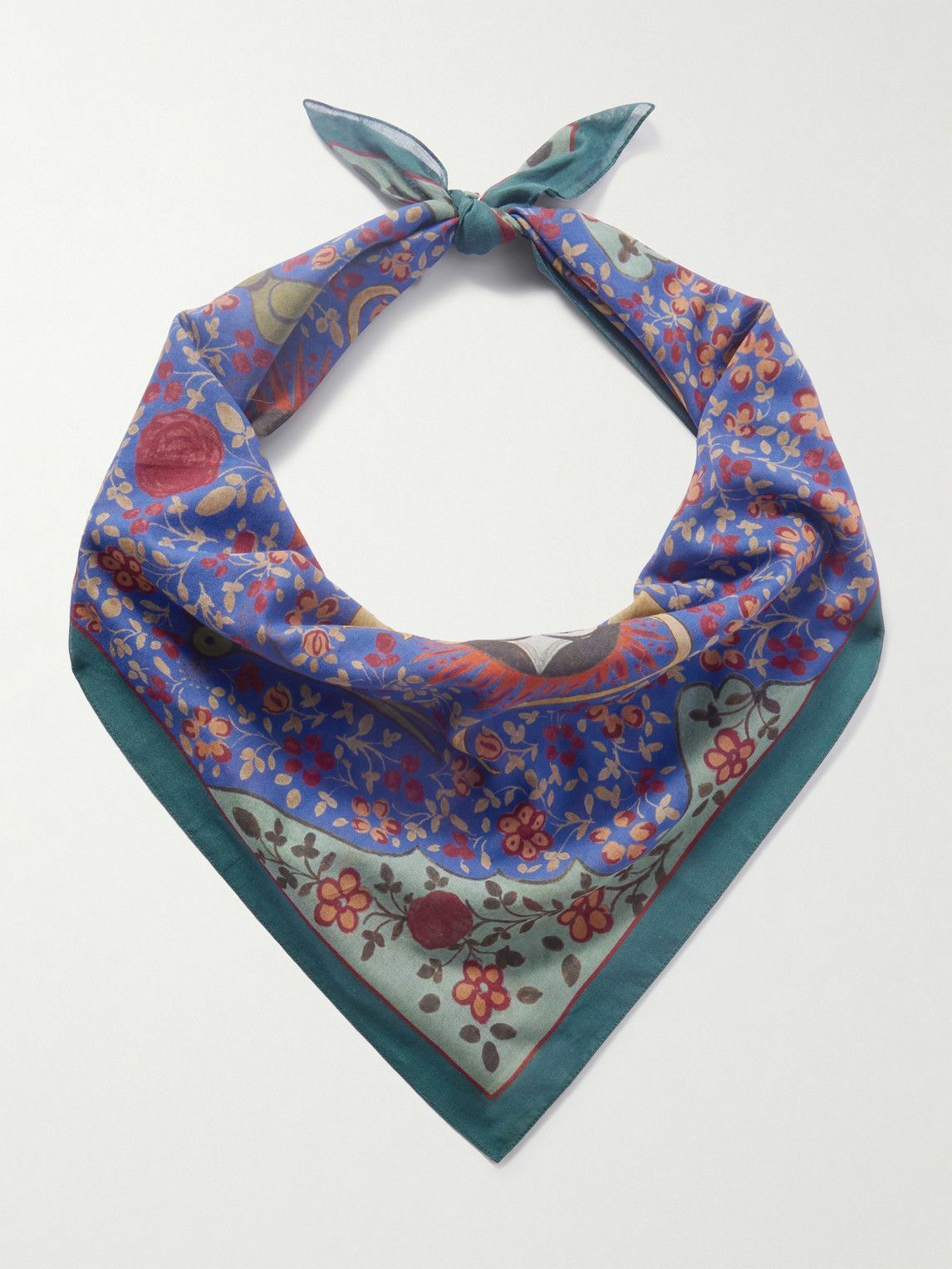 De Bonne Facture - Printed Cotton-Voile Scarf