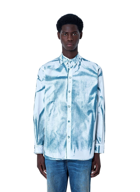 Photo: Jean Paul Gaultier Abstract Print Button-Down Shirt
