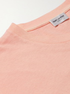 SAINT LAURENT - Tie-Dyed Cotton-Jersey T-Shirt - Pink