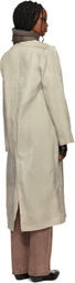OUR LEGACY Gray Capital Trench Coat