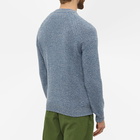 A.P.C. Men's Pierre Lambswool Crew Knit in Blue Mix