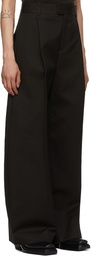 Bottega Veneta Brown Double Pleat Trousers