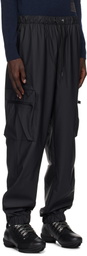 RAINS Black Regular Cargo Rain Pants