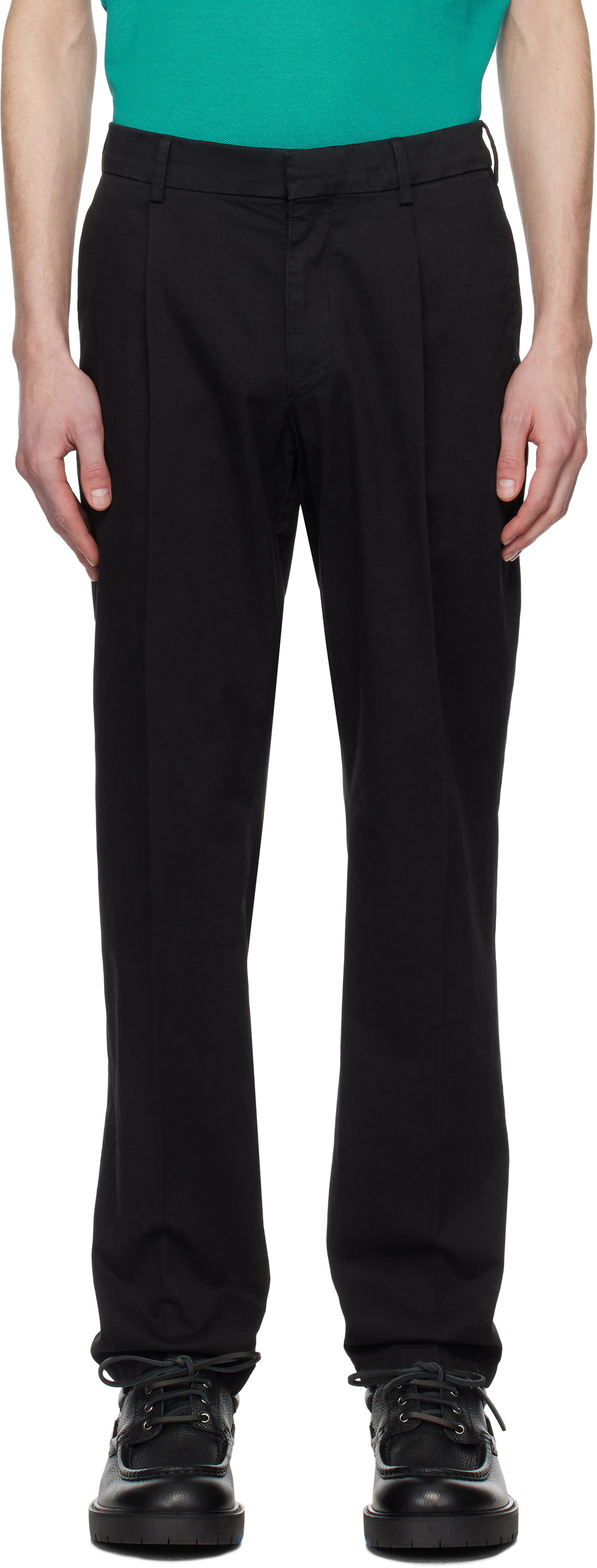 Brioni Black Pienza Trousers