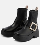 Roger Vivier Viv' Rangers leather Chelsea boots