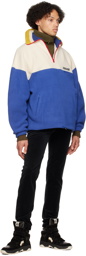 Isabel Marant Blue & Beige Mameth Zip Sweater