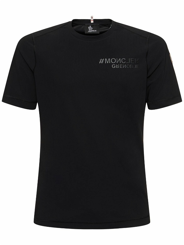 Photo: MONCLER GRENOBLE - Logo Nylon T-shirt
