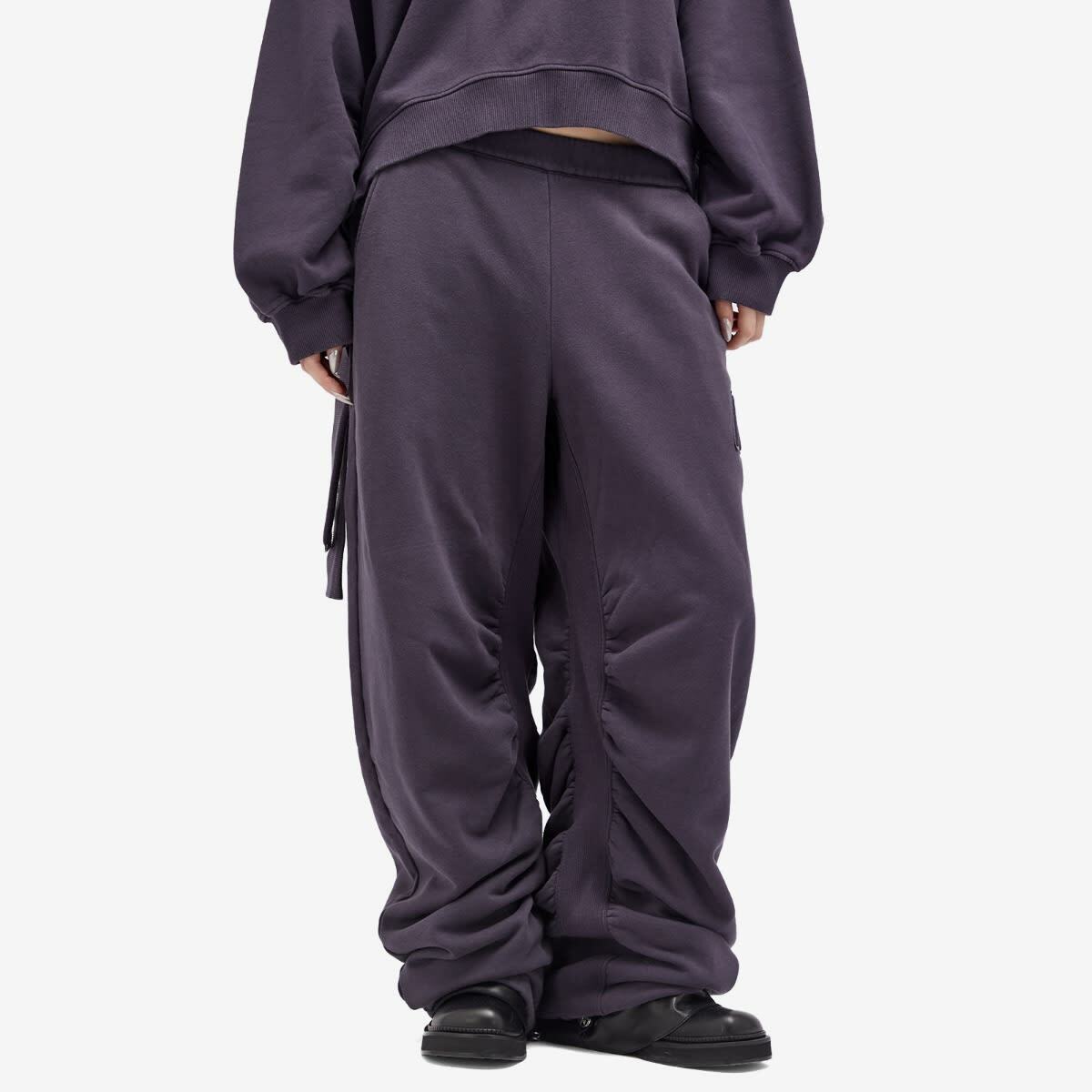 The Attico Women's Baia Long Sweat Pants in Blue/Violet Fade