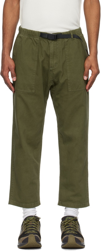 Photo: Gramicci Khaki Loose Tapered Trousers