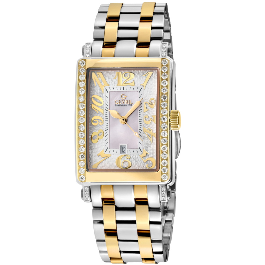 Gevril Avenue of Americas Mini Diamond Quartz Ladies Watch  display picture 1