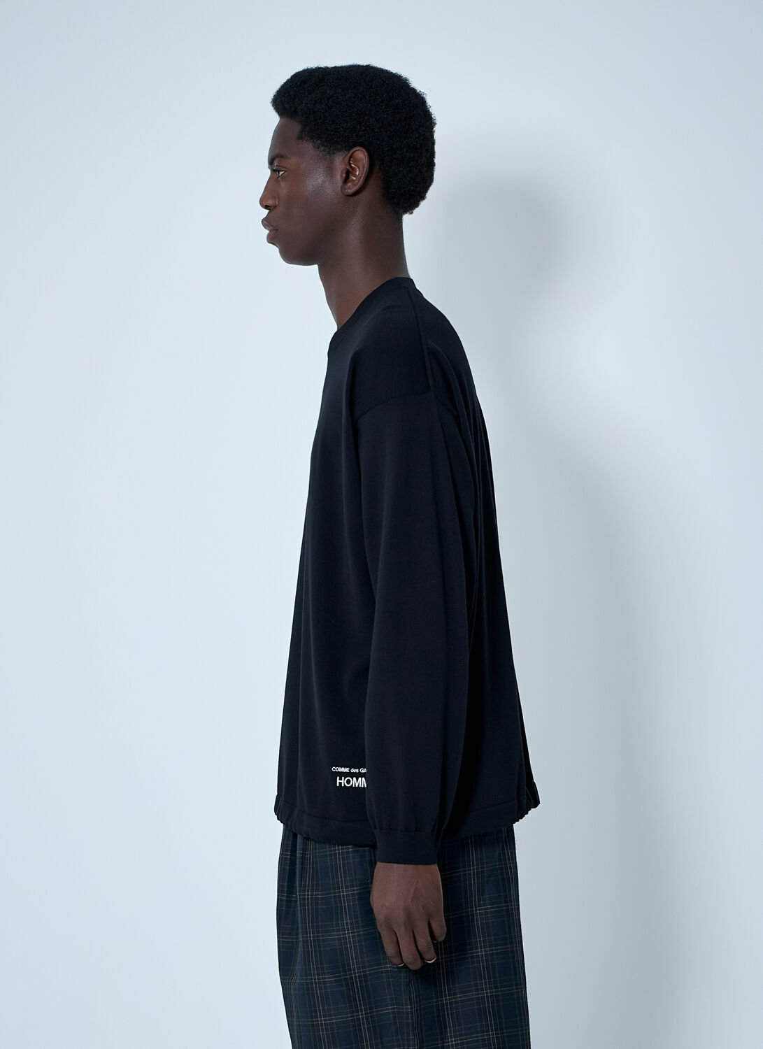 Comme des Garçons Homme Logo Print Cotton Sweater