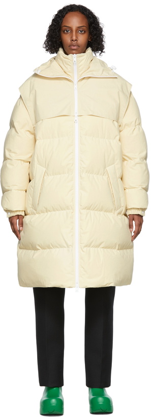 Photo: Bottega Veneta Off-White Down Puffer Jacket