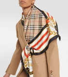 Burberry Montage silk scarf