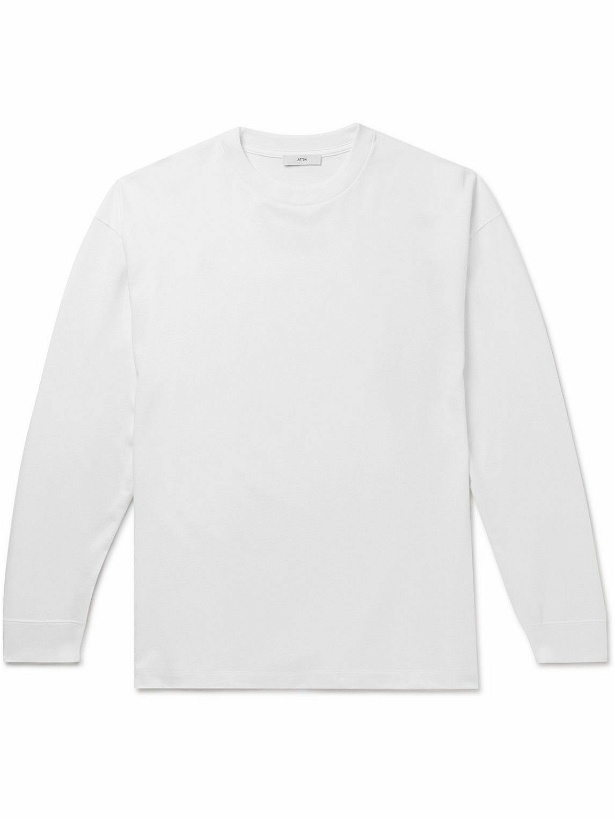 Photo: ATON - Oversized Supima Cotton-Jersey T-Shirt - White