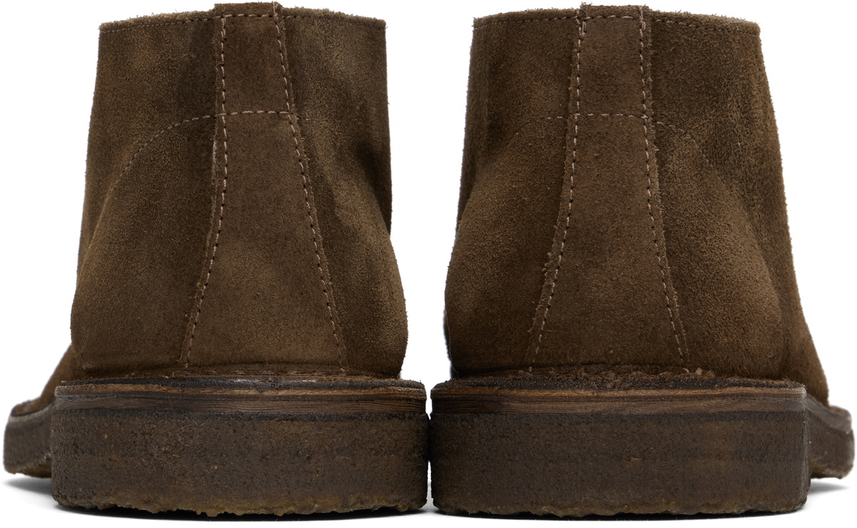 Drake's Brown Crosby Moc-Toe Chukka Boots