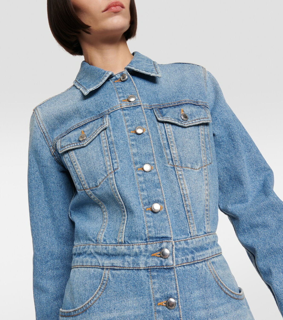 Chloe – Denim Bodycon Dress