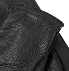 Hestra - Frode Wool-Lined Full-Grain Leather Gloves - Black