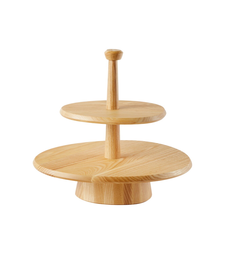 Photo: Serax Etagere 01 Dune wooden stand by Kelly Wearstler