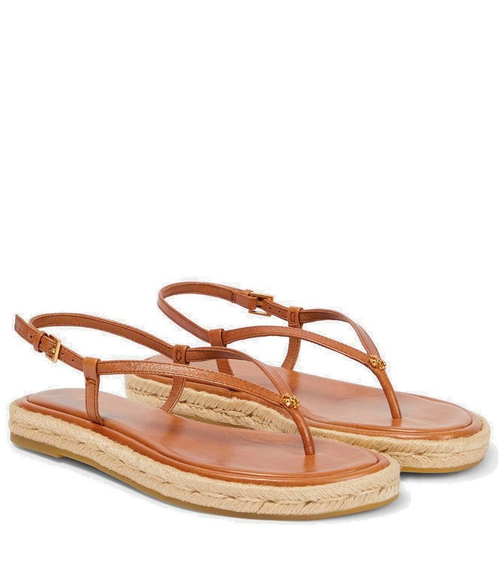 Photo: Tory Burch Thong leather espadrilles