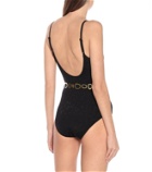 Solid & Striped The Nina Belt jacquard swimsuit