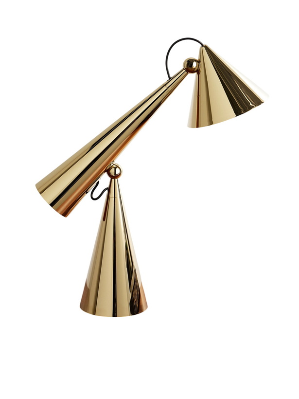 Photo: Tom Dixon - Pose Portable Gold-Tone LED Lamp