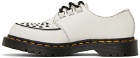 Dr. Martens White Ramsey Smooth Leather Oxfords