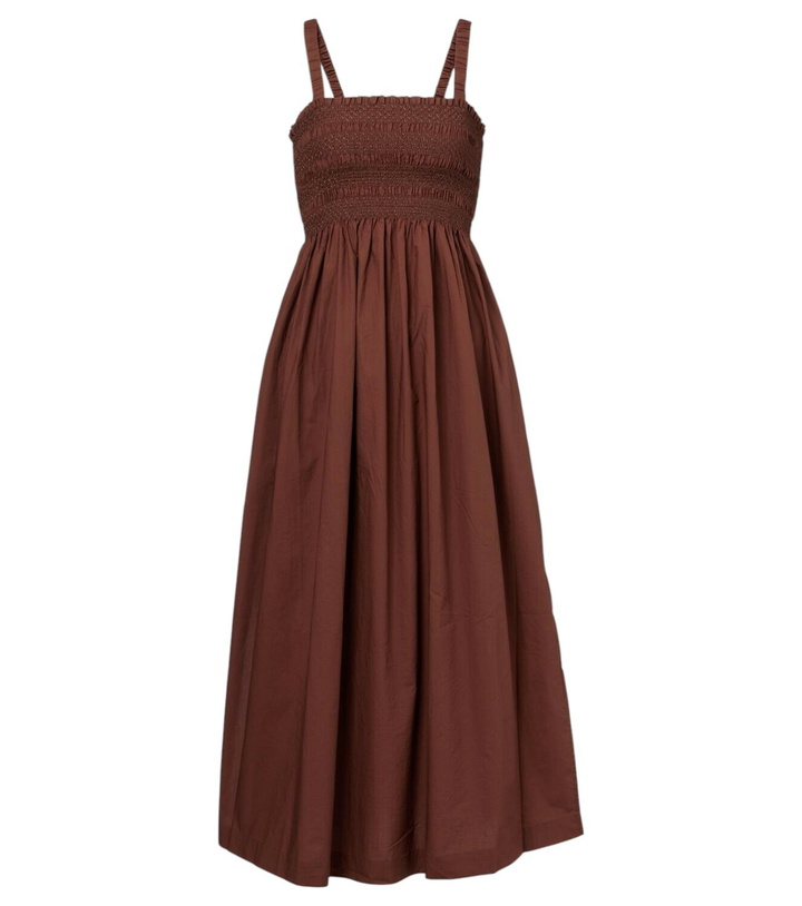 Photo: Heidi Klein Grasse shirred cotton poplin midi dress