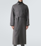 Saman Amel Belted wool overcoat