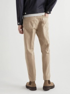 Brunello Cucinelli - Straight-Leg Garment-Dyed Straight-Leg Jeans - Brown