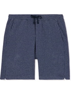 Universal Works - Lumber Straight-Leg Polka-Dot Cotton-Blend Drawstring Shorts - Blue