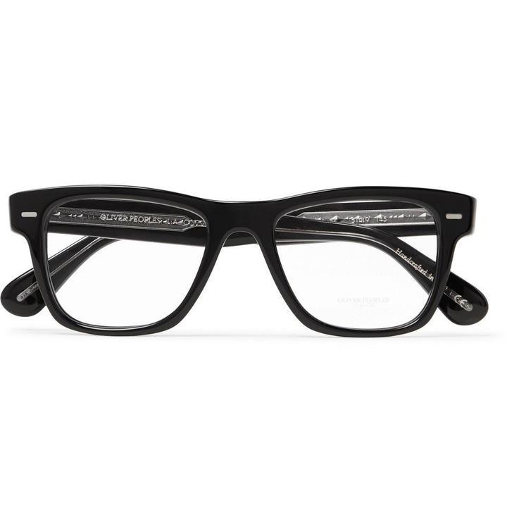 Photo: Oliver Peoples - Oliver Square-Frame Acetate Optical Glasses - Black