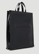 Acne Studios - Embossed Logo Shopper Tote Bag in Black