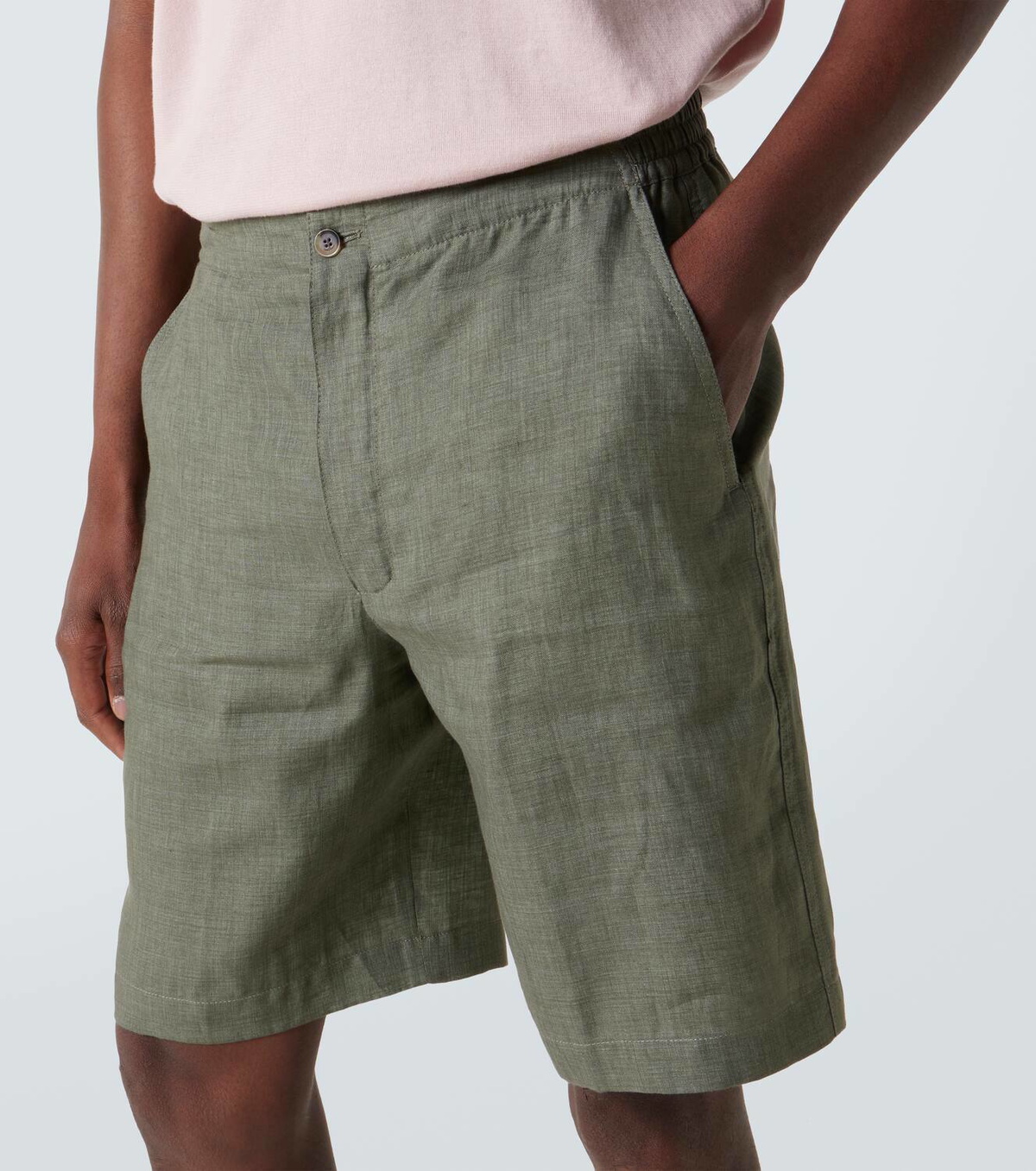Loro Piana Nolan linen Bermuda shorts