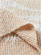 A.P.C. - Alastor Zebra-Print Cotton Sweater - Neutrals