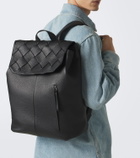 Bottega Veneta Diago Intreccio leather backpack