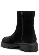 Stuart Weitzman Hudson Suede Chelsea Boots Black