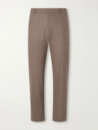 Boglioli - Straight-Leg Woven Virgin Wool Trousers - Brown