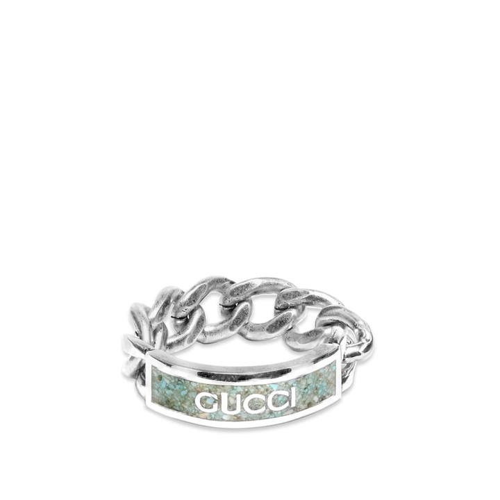 Photo: Gucci Tag Gourmette Ring