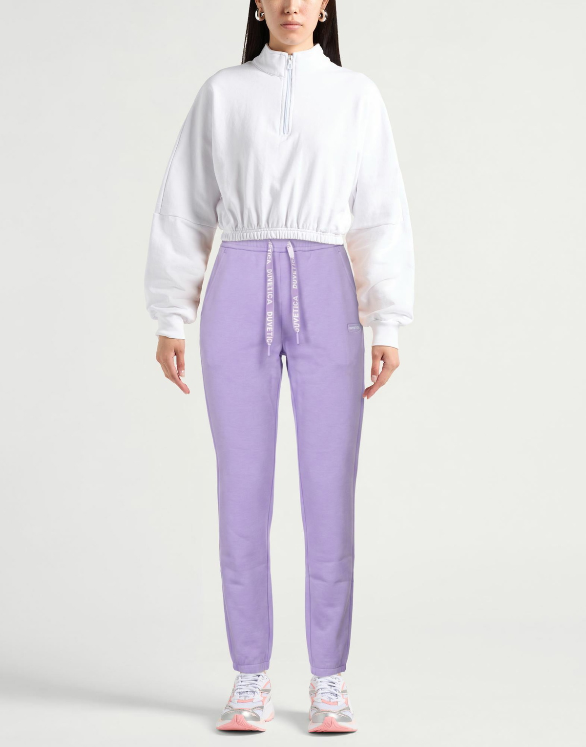 Duvetica Womens Pants in Lilac