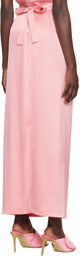 Paris Georgia Pink Staple Midi Skirt