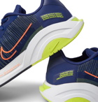 Nike Training - ZoomX SuperRep Surge Rubber-Trimmed Nylon-Mesh Sneakers - Blue