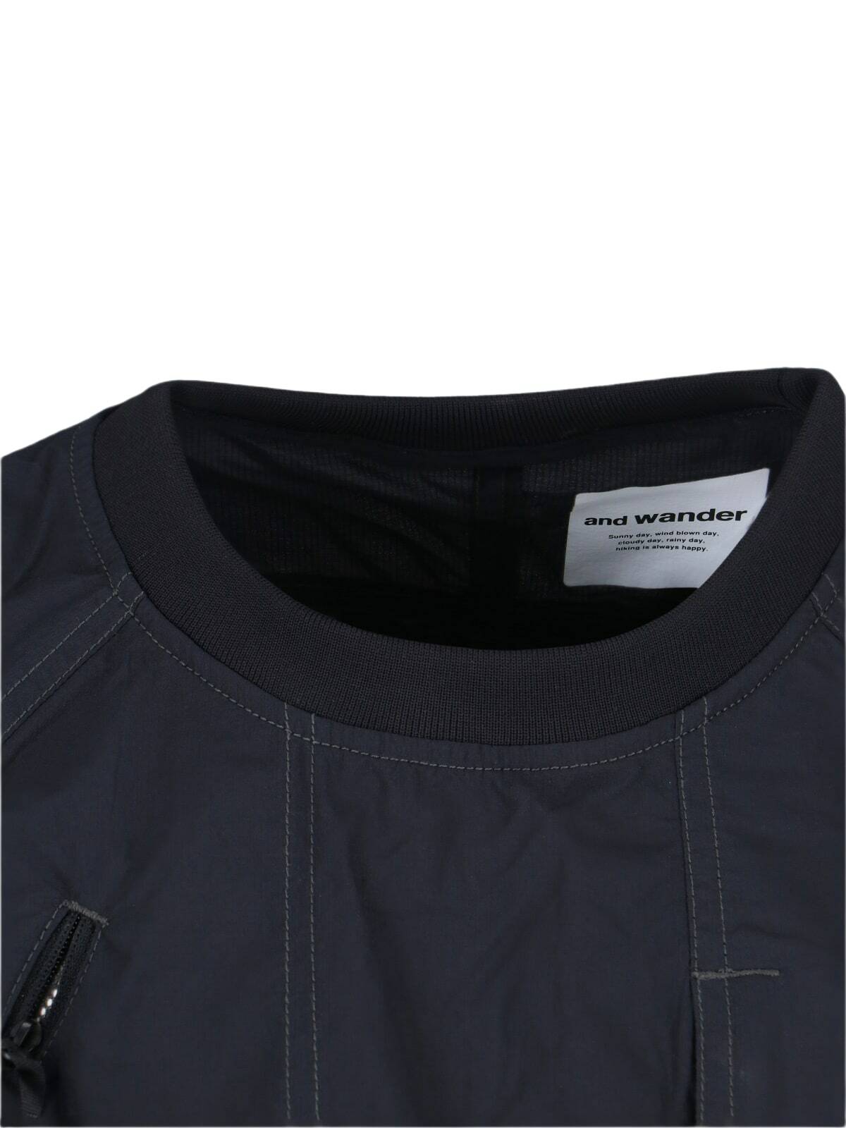 And Wander pullover T-shirt and Wander